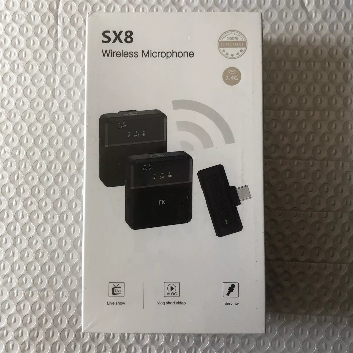 SX8 Type-C/iPhone Dual Professional Wireless Microphone