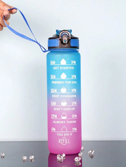 1L Straw Water Bottle