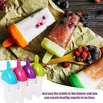 Ice-cream mould / Ice-cream maker / Ice cream Lolly Maker -Pack Of 6