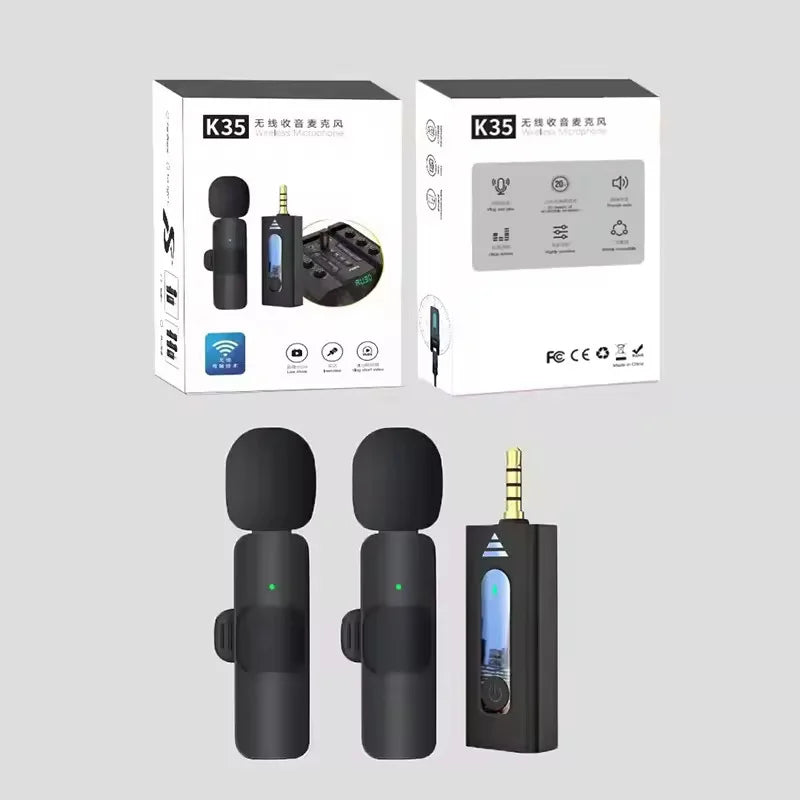 K35 High Quality Wireless Dual Microphone ORIGINAL