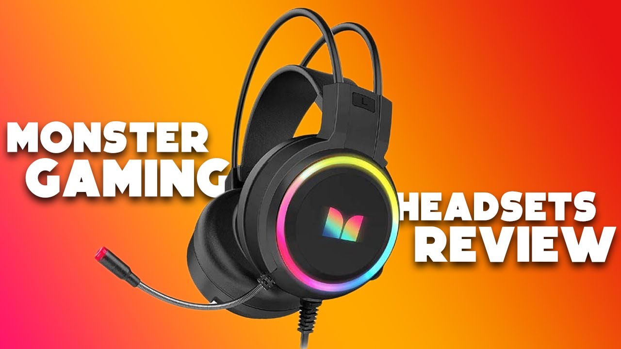 Monster RGB Gaming Headphone: 2 Pin & USB for Dynamic Lighting